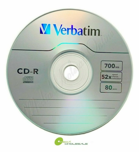 Verbatim blank r cdr - blank, cd-r